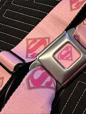 Seatbelt Belt- Pink